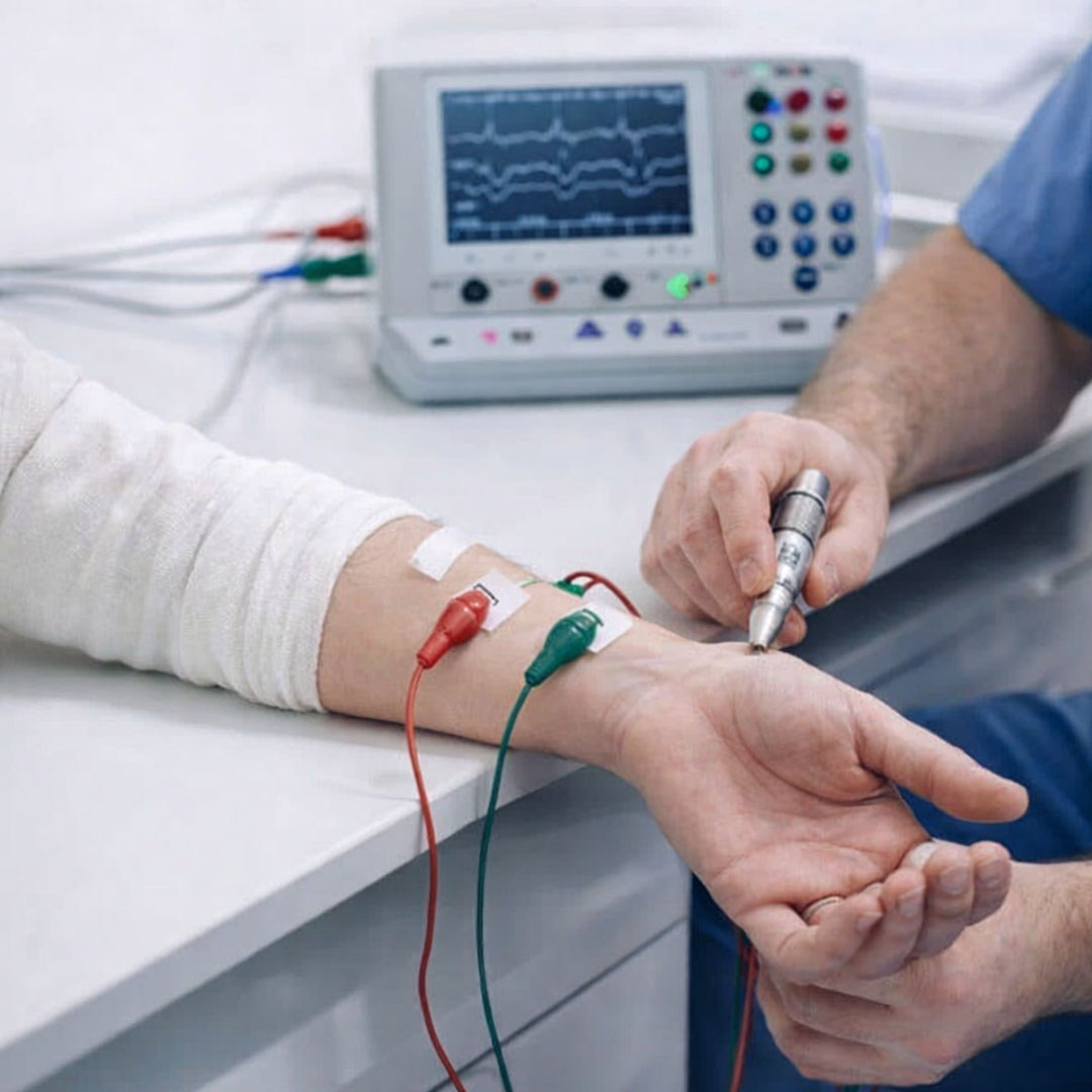 ЭНМГ после травмы или ушиба доступна в клинике "Небольница" на ул. Лизюкова, 24