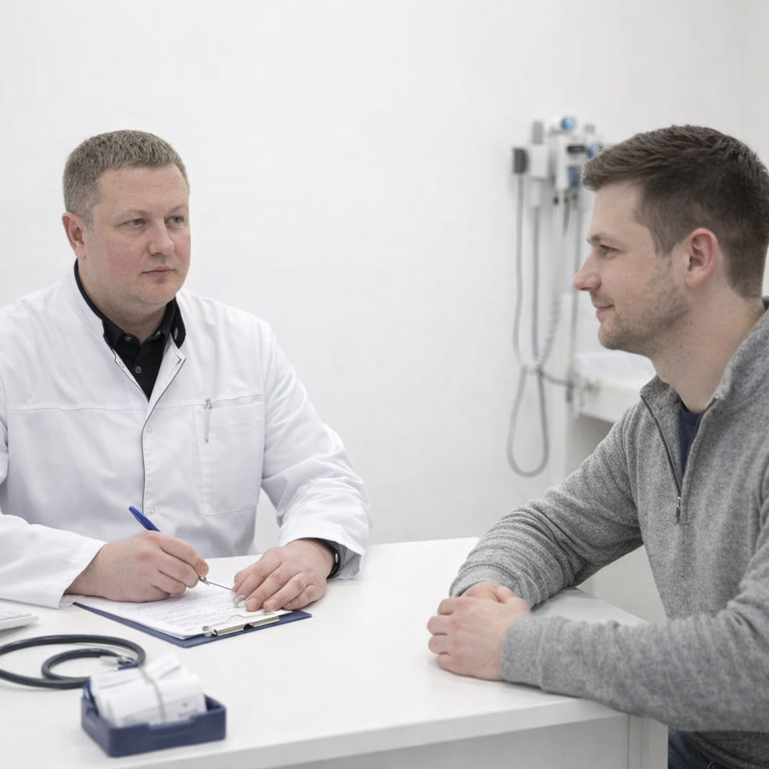 Приём уролога в клинике "Небольница" за 1000 руб.